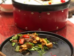 酸爽藕尖炒牛粒-广州逸林假日酒店·四季桃源中餐厅(白云山风景区店)