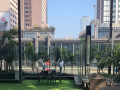 -深圳温德姆至尊酒店·大堂吧·户外花园
