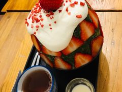 草莓抹茶冰-WONDER ICE 萬得冰田(建設路总店)
