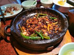 酱爆石锅蛙-绿茶餐厅(蓝色港湾店)