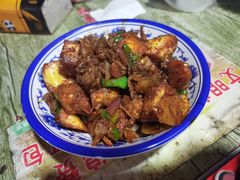孜然肉炒饼-红帽子炒饭(南关民族风味一条街店)