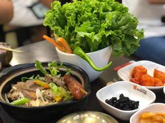 烤牛肉定食-釜山豚骨汤饭(芝罘万达广场店)