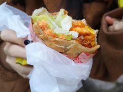 -小红车炸蛋葱油饼