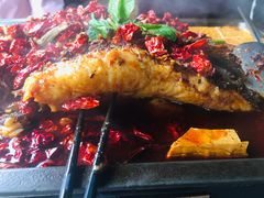 重庆豆花烤鱼-探鱼·鲜青椒爽麻烤鱼(钟楼众汇广场店)