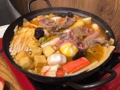 泡菜肥牛部队锅-幸屿 创意料理(永嘉天地店)