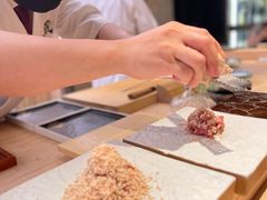 蓝鳍金枪鱼配法国鹅肝-茂·板前鮨造·OMAKASE·烧鸟·天妇罗(珠江新城店)