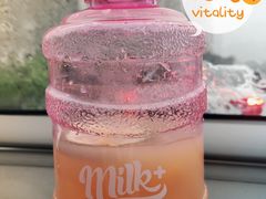粉桶套装闪现水蜜桃檬茶茶-milkplus·泰式奶茶(较场东路店)