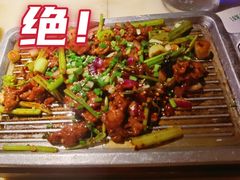 撒椒牛肉-绿茶餐厅(同成街华联店)