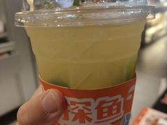 柠檬冰桔茶-探鱼·鲜青椒爽麻烤鱼(领展购物广场店)