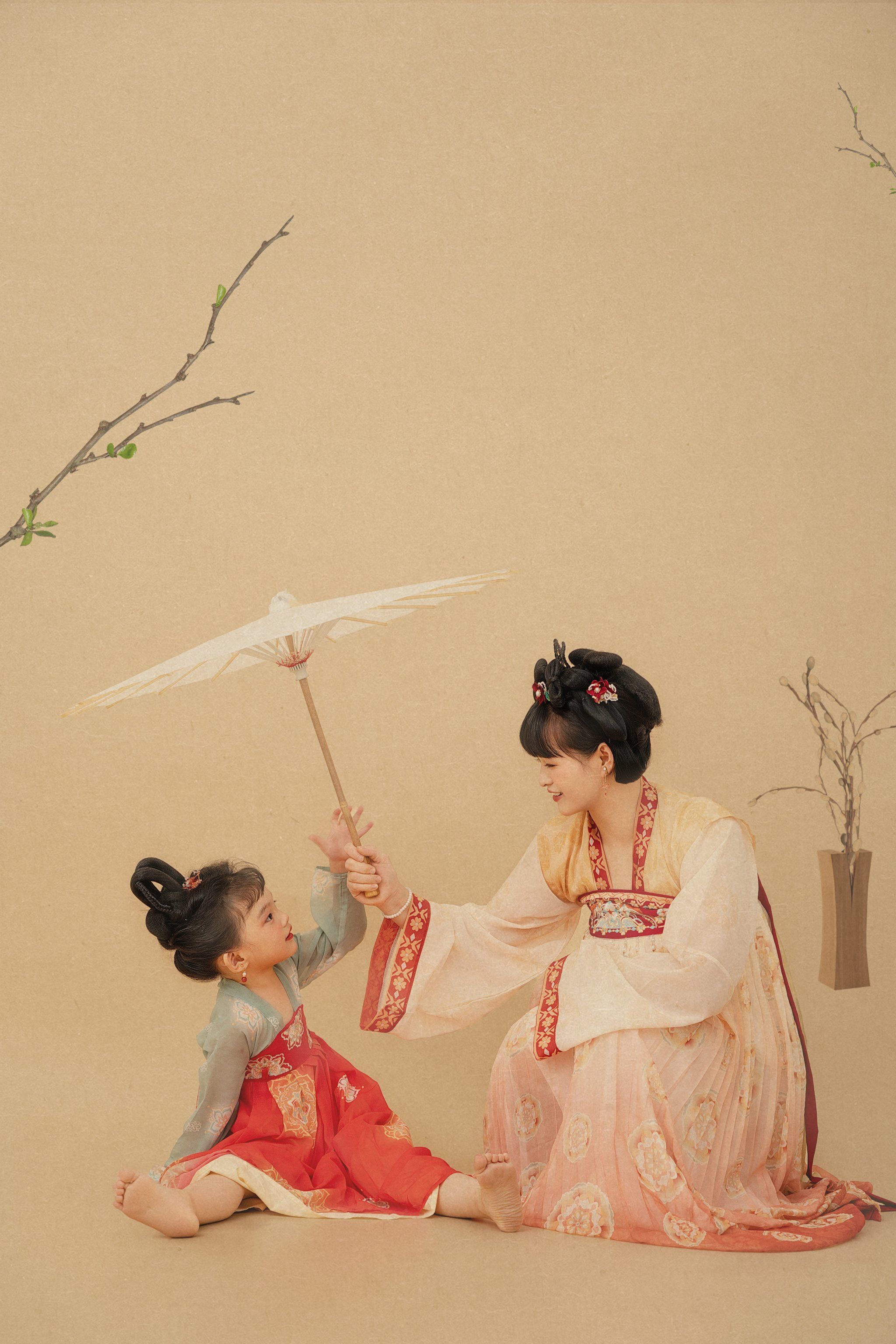 古风亲子照|穿越时光的母爱