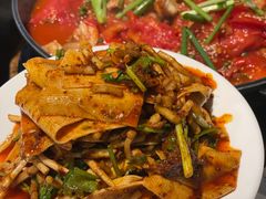 豆皮卷折耳根-贵州辣子鸡番茄鸡