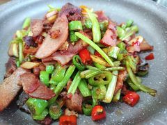 小炒黄牛肉-乔家满族八大碗(流水沟店)