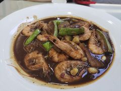 十三香沙虾炒青茄-苏启渔港(云南北路店)