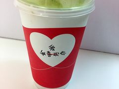 抹茶鲜牛乳-LELECHA乐乐茶(美罗城店)