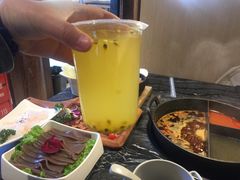 百香果汁-热火朝天鲜切牛肉火锅(南强街巷店)