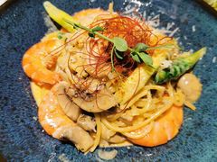 芝士蘑菇鲜虾意大利面-BE BRIGHT KITCHEN(正佳广场店)