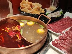 手捶生牛肉丸-牛村来人潮汕牛肉火锅(西单店)