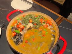 椒麻江团鱼-阿里家·新疆烤肉酒場