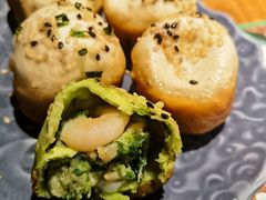 荠菜银鱼大虾生煎-鑫震源·苏式大虾生煎(山塘街店)