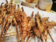 烤羔羊肉串-木屋烧烤(坂田天安云谷店)