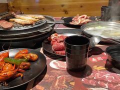 -大漠风炭火烤肉火锅自助餐厅(台山万达店)