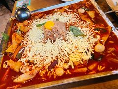 芝士火山炒年糕-包装马车·韩国料理·포장마차