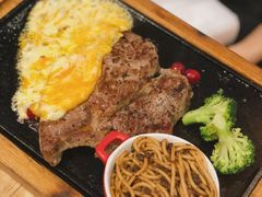 瀑布芝士厚切牛排-豪客来牛排(汕头东厦100店)