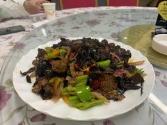 木耳炒肉片-清真·伊清阁餐厅