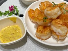 鲜青椒汁焗大虾丸子-新乾隆酒楼(帝景园店)