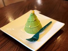 圣诞树抹茶奶酪流心蛋糕-星巴克臻选(广州沙面店)