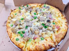 黑松露风味菌菇鸡肉比萨-达美乐比萨(江月路店)