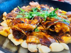 铁锅煎焗多宝鱼-功夫汤粤港餐厅(锦业路店)