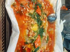 新品纸包鱼-庆峰龙虾烧烤(合肥一店)