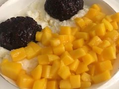 芒果白雪黑糯米-拾光·小碗甜品