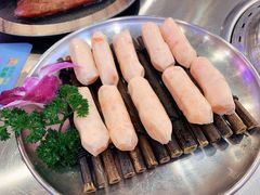 招牌网红虾滑肠-玄希浪漫厨房·韩料烤肉(湖滨银泰in77店)