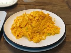 小葱炒山鸡蛋-崂山水果园农家宴(泉水鸡店)