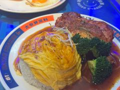 滑蛋生炸鸡肶饭-伯友茶记(中华广场店)