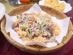 鱼皮捞鸡丝-云顶山庄·粤菜·农家菜(共和店)