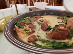 韭菜鸭血鹅肠-怡园饭店-餐厅(四望亭店)
