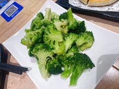 清炒西兰花-花少爷的粥(中贸广场店)