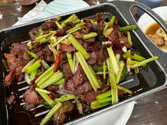 小炒黄牛肉-乔家满族八大碗(流水沟店)