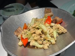干锅有机花菜-卯时·龙光雅宴·精致锡帮菜(惠山古镇店)