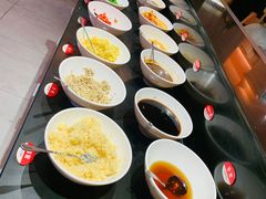 调料台-淼福猪肚鸡·椰子鸡火锅(大沙地店)