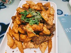 蒸馕炒烤肉-撒拉花儿·新疆菜·清真(太阳宫店)