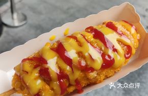Cheesy Hot Dog Stick