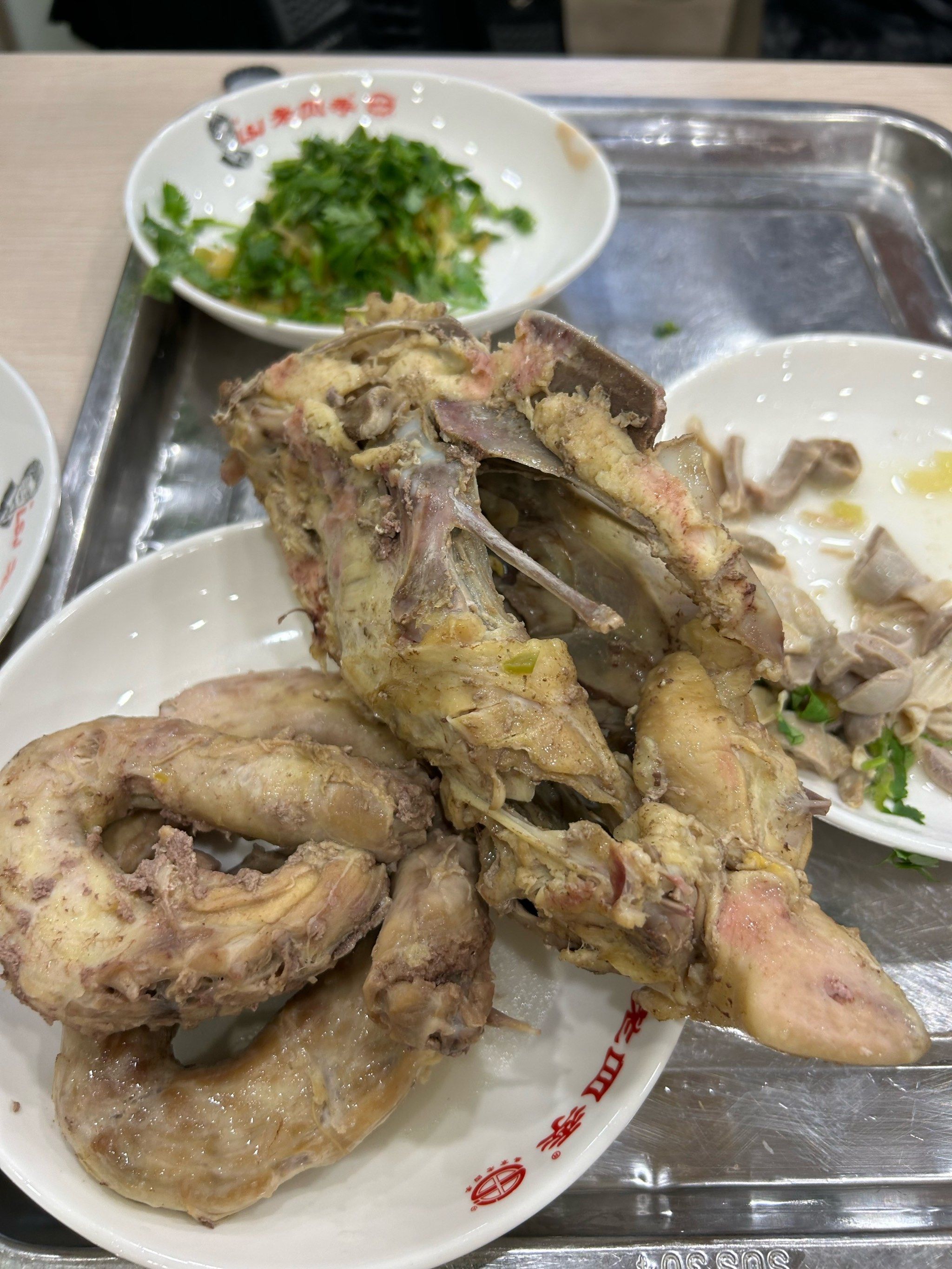 老四季抻面配鸡架