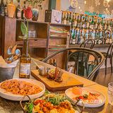 这家bistro有少女心爆棚🌸粉色浪漫意面