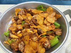 -尕有炕锅烤羊肉