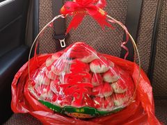 生日寿桃花篮-兴美斋糕点(风顺公寓店)