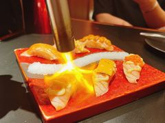 赤焰三文鱼六食寿司拼盘-摩打食堂(壹方中心店)